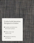 Chilewich Basketweave Placemats, Woven Round Placemats Set of 4 - Image 3