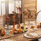 NUPTIO Glass Bud Vases Centerpiece Bulk, 8.5" Tall, Colored, Set of 12 - Image 4