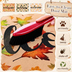3 Pcs Seasonal Welcome Doormats 23.6"x15.7" Fall Autumn Thanksgiving Door Mat Halloween Ghost Doormat Winter Christmas Snowflake Welcome Rugs for Front Door Porch Entryway Kitchen Holiday Home Decor - Image 4