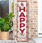 KH Sports Fan Oklahoma Sooners Holiday Porch Leaner, 11x46 Inches, Sooners Outdoor Christmas Sign; Display Some Holiday Cheer with This Oklahoma Sooners Christmas Sign - Image 2