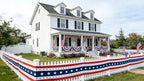 25ft 4th of July Decorations American Flag Bunting Patriotic Door Decor Outdoor Porch for Memorial Day 250th Independence（1 Pack) - Image 6