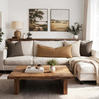 MIULEE Decorative Linen Lumbar Pillow Cover 14x36 Inch Brown - Image 4