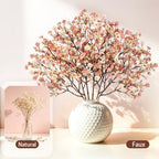 30Pcs Baby's Breath Artificial Flowers, Silk Gypsophila Stems, Beige Brown - Image 6
