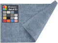 Homaxy PU Faux Leather Placemats for Dining Table, Set of 12, Blue by Homaxy
