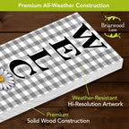 Briarwood Lane Spring Double Sided Reversible Pine Porch Leaner 47x9.5 Farmhouse Mason Jars for Spring Porch Leaner - Image 4
