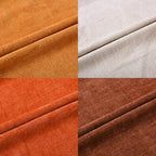 Set of 4 Soft Textured Decorative Throw Pillow Covers 22x22 Inch Cozy Farmhouse Cushion Cover Square Accent Pillow Cases for Bed Couch Sofa Living Room, Beige Rust Orange - Image 7