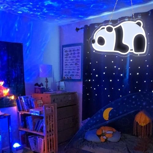 Panda LED Neon Sign, USB Powered Acrylic Decorative Light, Cute Animal Night Light for Bedroom, Nursery, Kids Room, Home Decor and Gift Idea 15.75×10.2 IN-USB Powered-Acrylic - Image 4