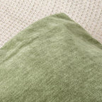 JoraLion Chenille Lumbar Pillow Covers 12x20 inch Olive Sage Green - Image 6