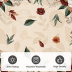 Artoid Mode Pumpkins Floral Corns Fall Round Rug 4 Feet - Image 7