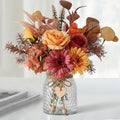 Leftover Fake Fall Flowers in Vase,Fall Flower Arrangements,Floral Arrangement,Table Decor,Centerpieces for Tables,Kitchen Decor,Coffee Table Decor by LEFTOVER