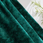 MIULEE Velvet Euro Sham Throw Pillow Covers Emerald Green 24x24 inch Set of 2 - Image 5
