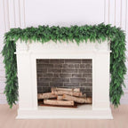 Rowfad 9Ft Cedar Pine Garland for Mantle Christmas Decorations, 1 Set - Image 3