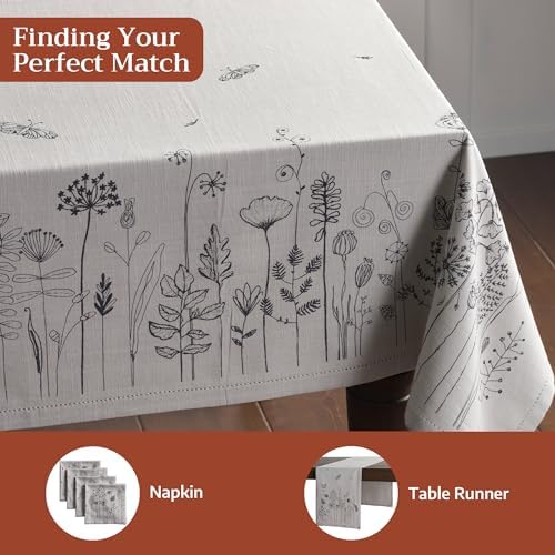 Maison d' Hermine Table Cloth Rectangle Table Reusable 100% Cotton 60"x90" - Image 4