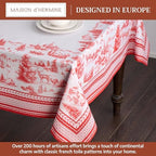 Maison d' Hermine Table Cloth Rectangle Table Reusable 100% Cotton 60"x108" - Image 2