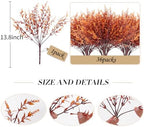 RECUTMS Fake Fall Plants for Outdoor Faux Lavender Flowers Fake Greenery - Image 2