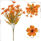 20 Bundles Artificial Fall Flowers for Outdoor, Fake Plants Autumn Decor - Image 2