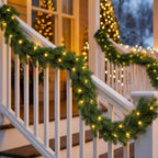16FT 1Pcs Prelit Realistic Faux Norfolk Pine Garland for Christmas Decor - Image 4
