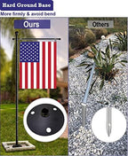 10FT Garden Flag Stand Pole for 3x5 Flags with Hard Ground Base - Image 4