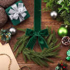 6 Pcs Christmas Green Wreaths Kitchen Cabinet Decorations - Image 3