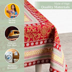 Maison d' Hermine Table Cloth Rectangle Table Reusable 100% Cotton 60"x90" - Image 3