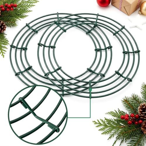 Thealyn 12 Pack 20" Metal Wreath Frame, Wire Wreath Rings for DIY Decor - Image 3