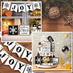 14 Pcs Halloween Tiered Tray Decor Set, Gnome Wood Table Signs (Stylish) - Image 5