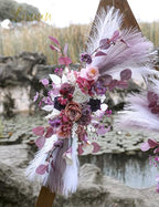 Lisuun Artificial Wedding Arch Flowers, 2 Large Floral Swags - Image 3