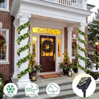 4 Pcs Christmas Front Porch Decoration Outdoor Set Columns Decor - Image 3