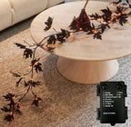Birchlitland Halloween Black Maple Garland with Lights Timer 48 LED Orange and Warm White Fairy Lights, Battery Operated for Indoor and Outdoor Halloween Party Decoration - Image 6