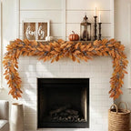Thiccywoov 2 Pcs 6Ft Fall Leaf Garland with Berries Mantel Decor by Jgiusenfg
