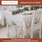 Maison d' Hermine Table Cloth Rectangle Table Reusable 100% Cotton 60"x90" - Image 2