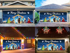 Garage Door Christmas Cover 7x16FT: Garage Nativity Scene Decorations with Bar Magnets & Ropes, Holiday Garage Door Banner Decorative Xmas for Indoor Outdoor [Include Installation Instructions] - Image 7