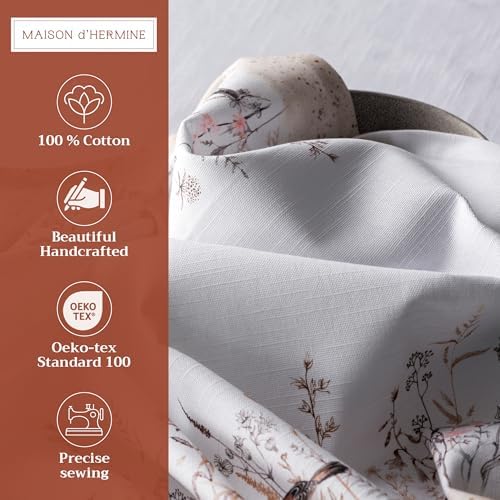 Maison d' Hermine Cloth Napkins Set of 4 Reusable 100% Cotton (20" x 20") - Image 2