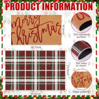 Tinideya 2 Pcs Christmas Layered Doormat Set, Holiday Front Door Mats - Image 3