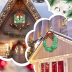 Baquler 36 Inch Lighted Christmas Wreath Outdoor Decoration - Image 5