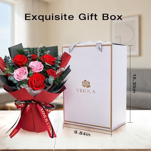 Vrioca Flowers for Delivery, Preserved Flowers Bouquets, Birthday Gifts for Women Mom - Image 7