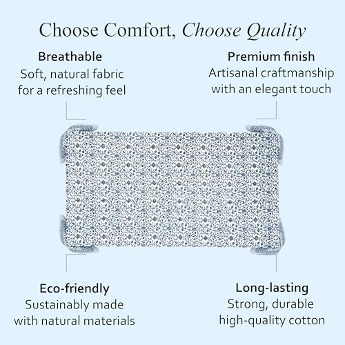 CPC Ocean Vine Tablecloth 100% Cotton 80x120 Inch Indian Block Print Rectangle Table Cover, Table Cloth for Gifting in Weddings, Halloween, Fall, Christmas, Thanksgiving - Image 6