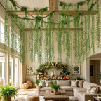 APUDWN Jungle Theme Decoration Set, 68.9 Ft Artificial Hanging Willow Vines - Image 3