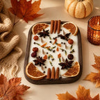 Pumpkin Scented Wooden Dough Bowl Candle, 6 Wood Wicks, Fall Decor, Thanksgiving Centerpiece - Image 7