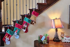 Lulu Decor Black Christmas Stocking Holders for Mantle Set of 4 - Heavy Cast Iron Weighted Strong & Sturdy Low Profile Flat Base Stocking Hooks, Simple Design for Mantle Decor Weighs 2 lbs 10 oz Each - Image 6