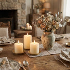 Iron Pillar Candle Holder: 4.25" Gold Candle Tray and Plate - Image 2