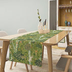 William Morris Original Design Green Table Runner Vintage Floral Table Runner for Dining Table Decor 13 x 120 Inch - Image 2
