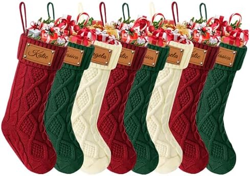 Christmas Stockings, Personalized Christmas Stockings with Names by Gemuniya