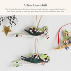 MACKENZIE-CHILDS Patience Brewster Ornament, 12 Lords a-Leaping - Image 2