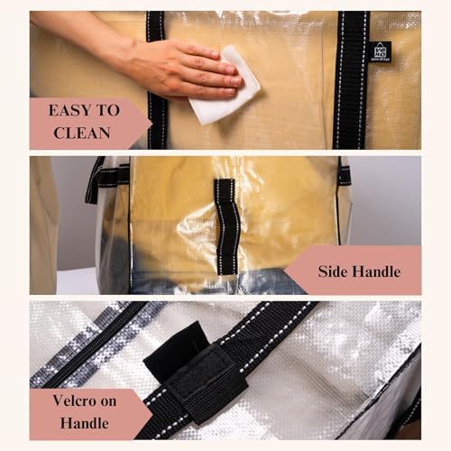 VENO Extra Large Moving Bags, Christmas Tree Storage, Clear, 4 Pack - Image 6