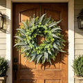 24 Inch Eucalyptus Wreaths for Front Door, Spring Summer Door Wreath by Elecxlink