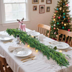 Rowfad 6Ft Norfolk Pine Garland for Mantle Christmas Decorations, 2 Set - Image 6