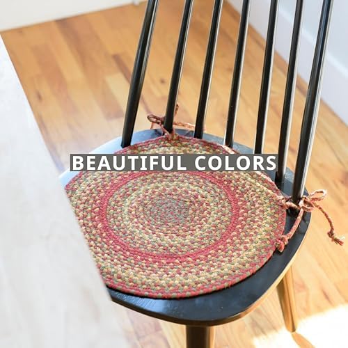 Homespice Cider Barn Jute Braided Chair Pads, Round 15" Set of 2 - Image 3