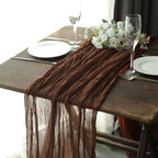 12Pack Brown Cheesecloth Table Runner 20x120 inch Gauze Table Runner - Image 3
