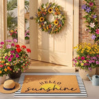 Tinideya 2 23.6 X 35.4 Inches Sunshine Yellow Brown - Image 3
